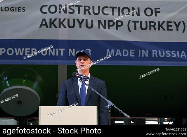 RUSSIA, ROSTOV-ON-DON REGION - SEPTEMBER 25, 2023: Andrei Savelyev, minister of industry and energy of Russia's Rostov-on-Don Region