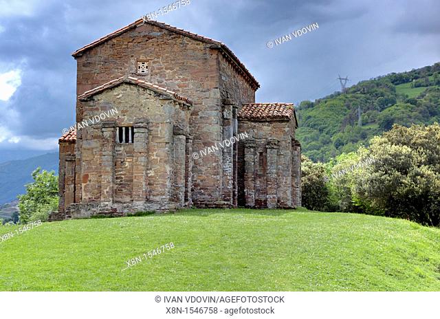 Church Santa Cristina de Lena 9th century, Asturias, Spain