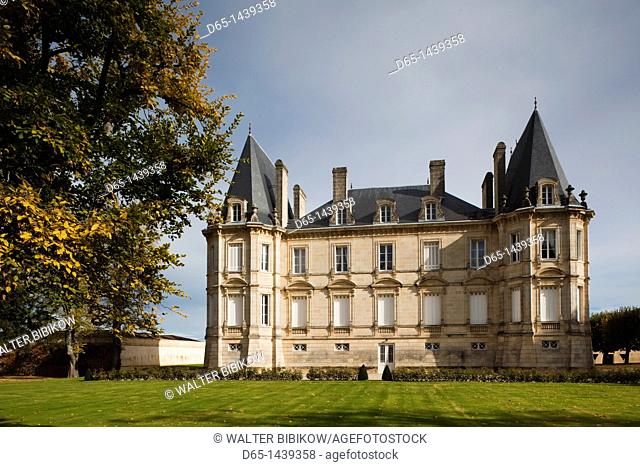 France, Aquitaine Region, Gironde Department, Haute-Medoc Area, Pauillac, Chateau Pichon Longueville Baron winery