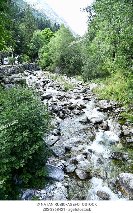 river, Boi valley, Lleida, Catalonia, Spain