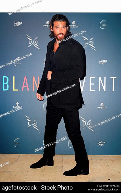Can Yaman  during the red carpet of fiction ' Blanca', Rome, ITALY-18-11-2021