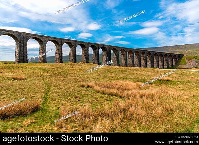 The Ribblehead Viaduct near Ingleton, North Yorkshire, England, UK