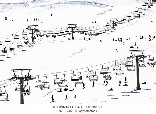 Sierra Nevada ski resort, Granada province, Andalusia, Spain