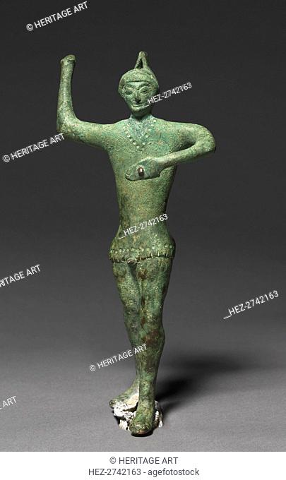 Statuette of a Warrior, 500-450 BC. Creator: Unknown