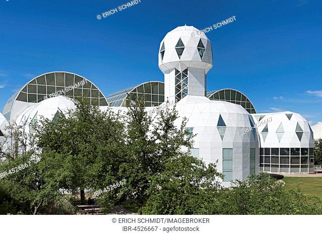 Biosphere 2, self-sustaining ecosystem, lodgings of mission's scientists, Oracle, Arizona, USA