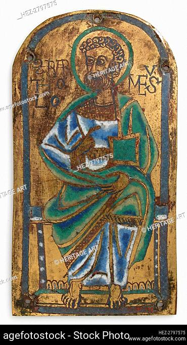 Plaque of St. Bartholomew, Lower Rhenish or Saxon, mid-12th century. Creator: Unknown