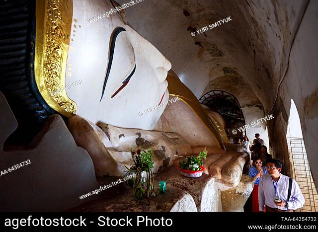 MYANMAR, BAGAN - OCTOBER 28, 2023: A statue of Buddha. Yuri Smityuk/TASS