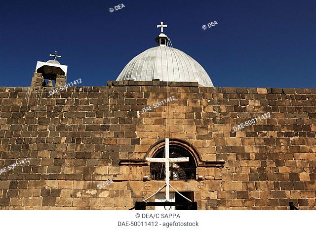 Syria - Damascus - Izra'. Orthodox Church of St. George, AD 515