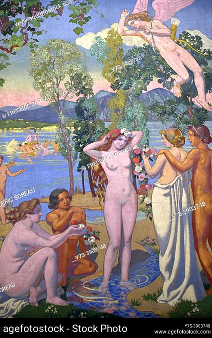 The Story of Psyche, Maurice Denis, Ermitage museum, St Petersbourg, Russia, on display at the exhibition Icons of Modern Art