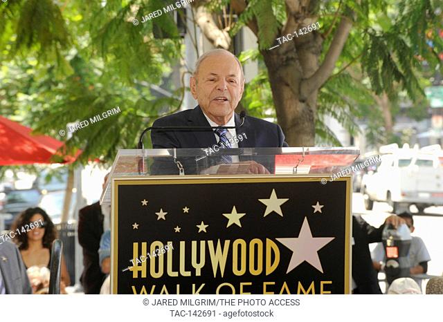 Joe Smith attends the Hollywood Walk of Fame 2, 558th star ceremony for music executive Joe Smith outside Capitol Records on August 27th, 2015 in Hollywood