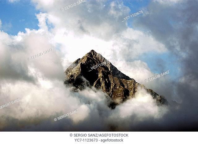 du Vallon peak in Les Deux Alpes, france