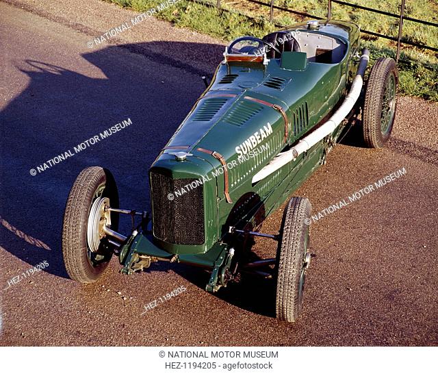 A 1924 Sunbeam Cub. Driven by KL Guinness, this car was forced to retire with a damaged universal joint, after leading briefly on the 16th lap of the French...