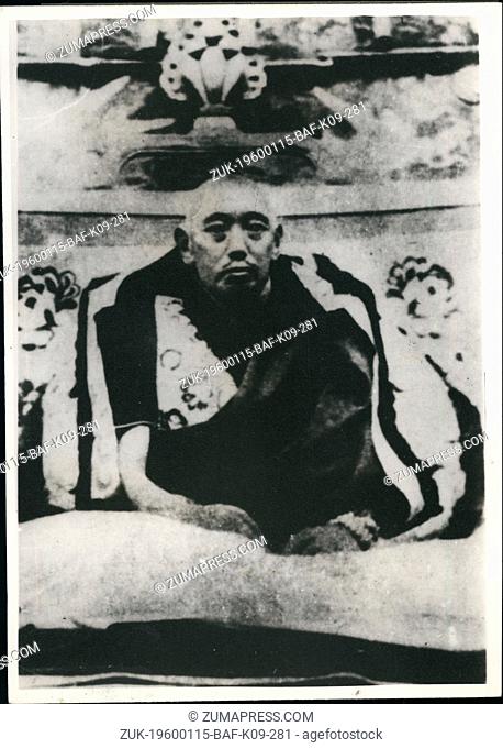 1969 - Thupten Gyatso the 13th Dalai Lama of Tibet Birth 1876--Death 1933. His reincarnated representative is Tenzin Gyatso the present Dalai Lam XIV