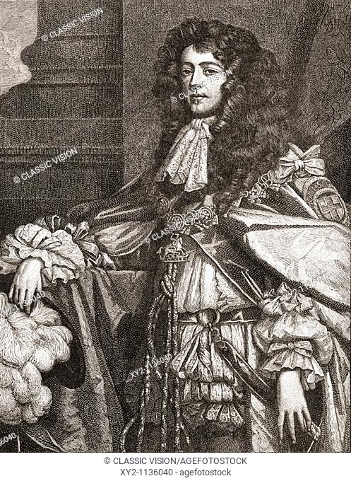 James Crofts or James Fitzroy, later Sir James Scott, 1st Duke of Monmouth, 1st Duke of Buccleuch, 1649 to 1685  English nobleman  From the book Short History...
