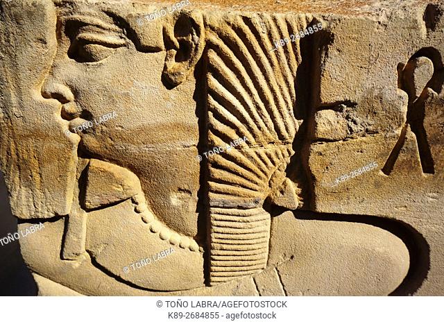 Relief. Luxor Temple. Luxor. Upper Egypt