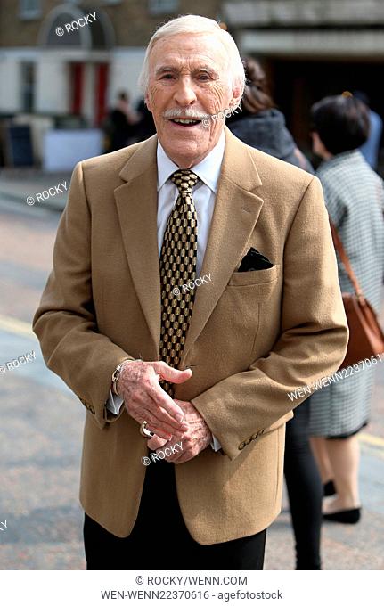 Sir Bruce Forsyth outside the ITV Studios Featuring: Sir Bruce Forsyth Where: London, United Kingdom When: 08 Apr 2015 Credit: Rocky/WENN.com