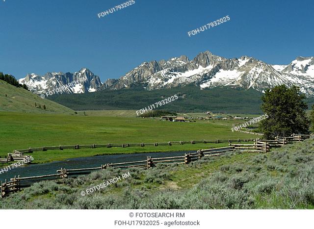 Stanley, ID, Idaho, Sawtooth Valley, Salmon River, Sawtooth Mountain Range
