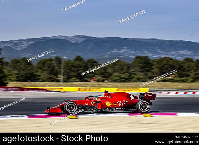 # 16 Charles Leclerc (MON, Scuderia Ferrari Mission Winnow), F1 Grand Prix of France at Circuit Paul Ricard on June 18, 2021 in Le Castellet, France