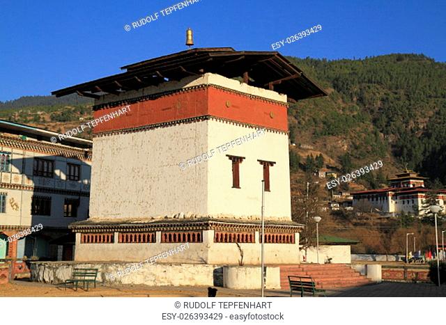 Small dzong near of Paro Valley, Bhutan