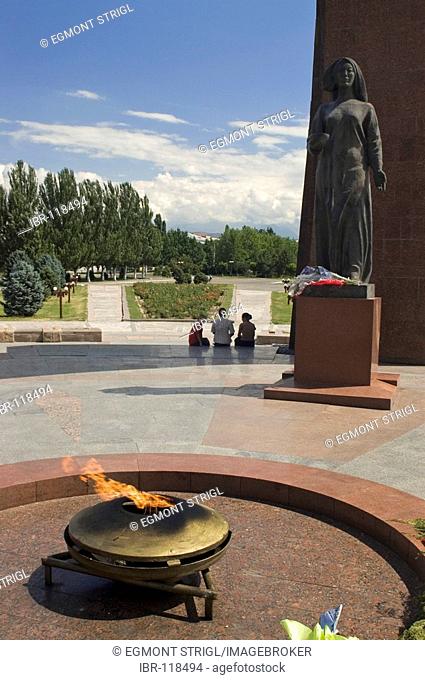 Monument for the victims of World War II, Victory square, Bishkek (Frunse), Kyrgyzstan