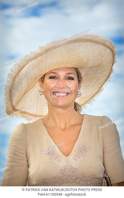 Queen Maxima of The Netherlands attends the ambassador days of foundation Opkikker (Cheer up) which celebrates its 20th anniversary in Nemo Science in Amsterdam