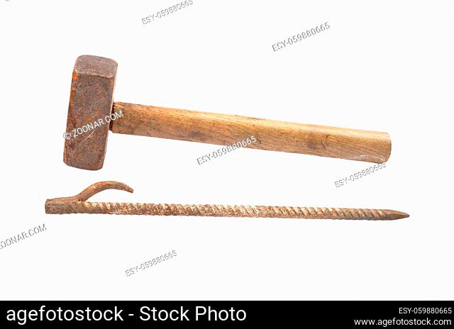 Vorschlaghammer und Eisenstange - Sledge hammer and iron rod
