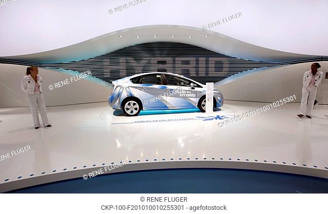 Toyota Prius plug-in hybrid at the 2010 Paris Motor Show, in France, on Friday, Sept 1, 2010 CTK Photo/Rene Fluger