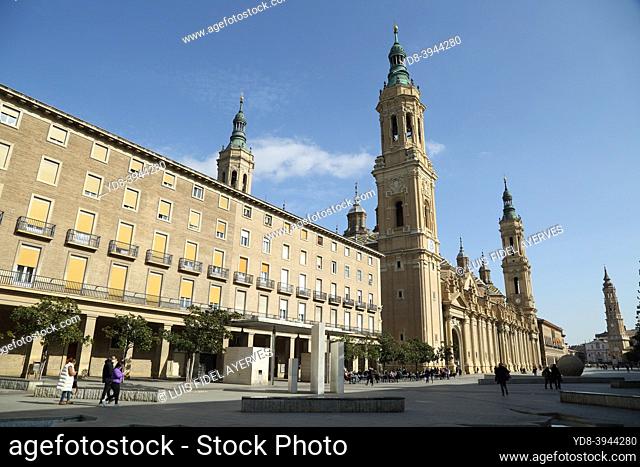 The Cathedral-Basilica of Our Lady of the Pillar is a Roman Catholic church in the city of Zaragoza, Aragon. The Basilica venerates Blessed Virgin Mary