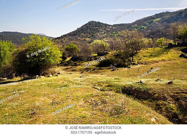 San Juan hill in Higuera de las Dueñas  Ávila  Castilla León  Spain