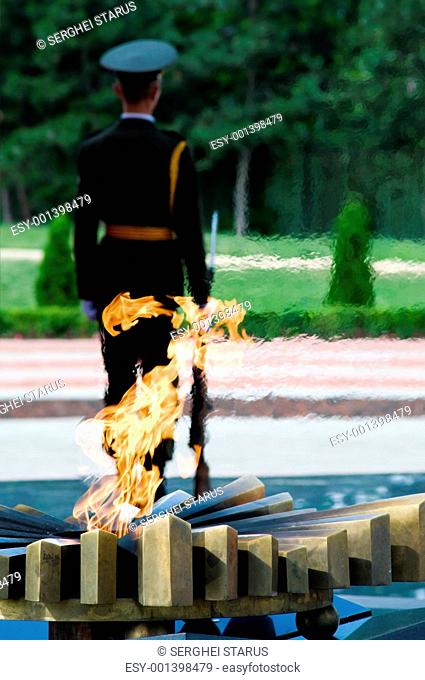 Eternal Flame in Chisinau, Moldova