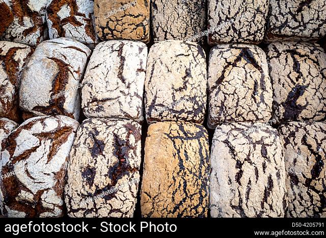 Bastad, Sweden Artisanal bread for sale at an annual autumn fsrmer's market