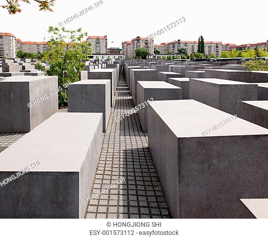The jewish memorial in central berlin