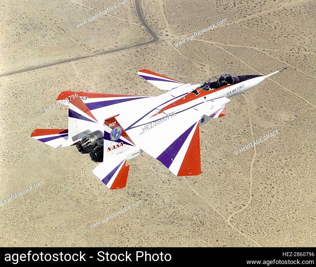 F-15B ACTIVE with Thrust Vectoring Nozzles, 1997. Creator: Carla Thomas