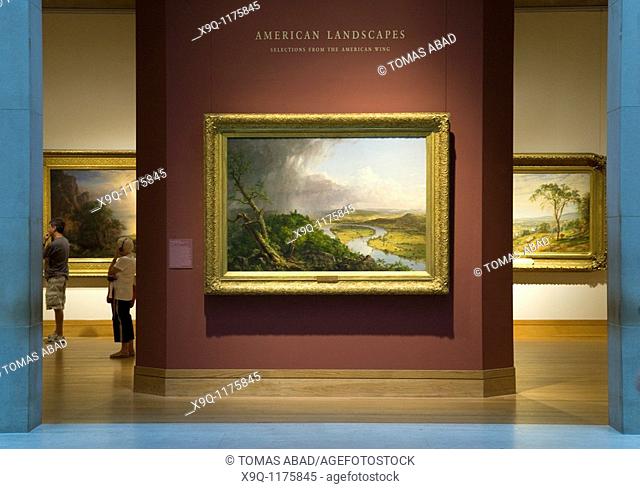 Ammerican Landscapes, American Wing gallery, Metropolitan Museum of Art, New York City, View from Mount Holyoke, Northampton, Massachusetts