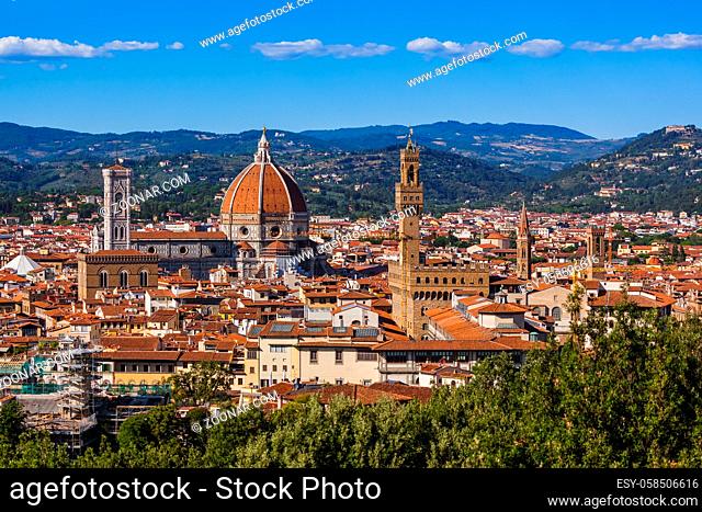 Duomo in Florence - Italy - architecture background