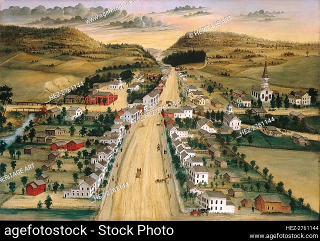 View of Poestenkill, New York, ca. 1870. Creator: Joseph H. Hidley