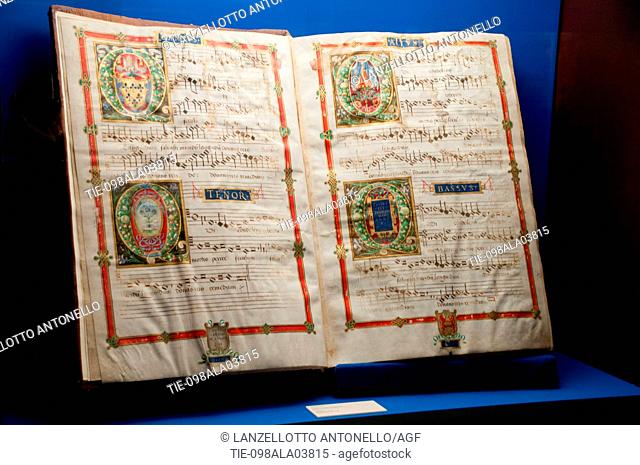 Europe, Italy, Vatican City, BAV Vatican Library, Byble, Gospels according to Luke and John, polyphonic hymns