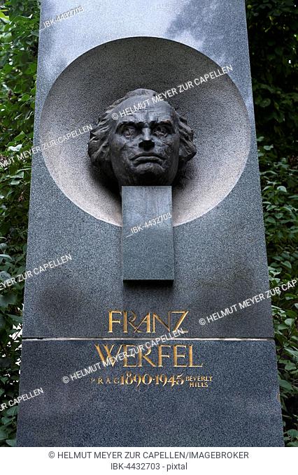 Monument to Franz Viktor Werfel, 1890-1945, Austrian writer, Vienna, Austria