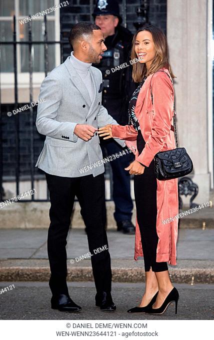 Sport Relief reception at Downing Street - Arrivals. Featuring: Marvin Humes, Rochelle Humes Where: London, United Kingdom When: 15 Mar 2016 Credit: Daniel...