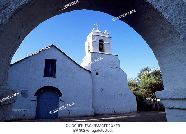 CHL, Chile, Atacama Desert: the church of San Pedro de Atacama