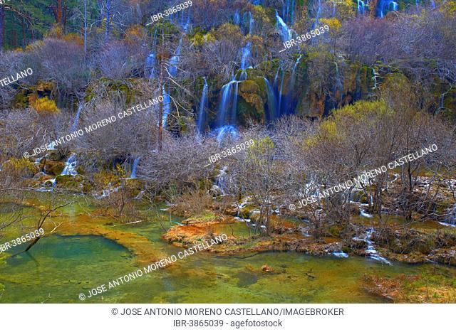 Cuervo River, Vega del Cororno, Serrania de Cuenca Natural Park, Cuenca province, Castilla-La Mancha, Spain