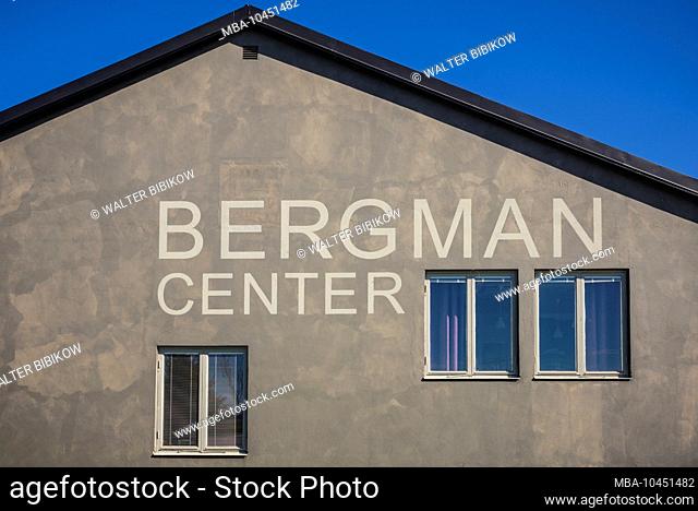 Sweden, Faro Island, Faro, Bergman Center exterior, museum to former local resident director Ingmar Bergman