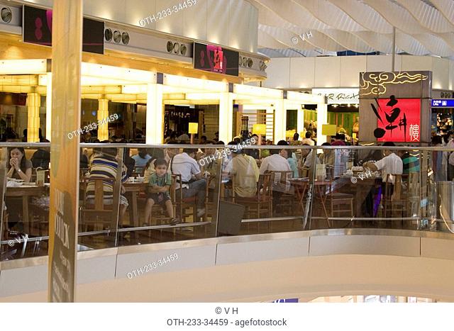 Food court in Hong Kong Internatioinal Airport Terminal 2