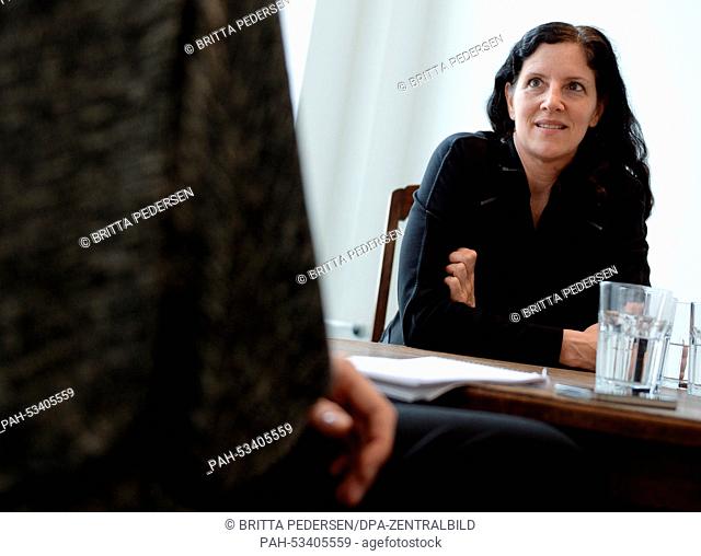 US filmmaker and journalist Laura Poitras speaks during an interview in Berlin, Germany, 18 October 2014. Poitras has been working on her new documentary...