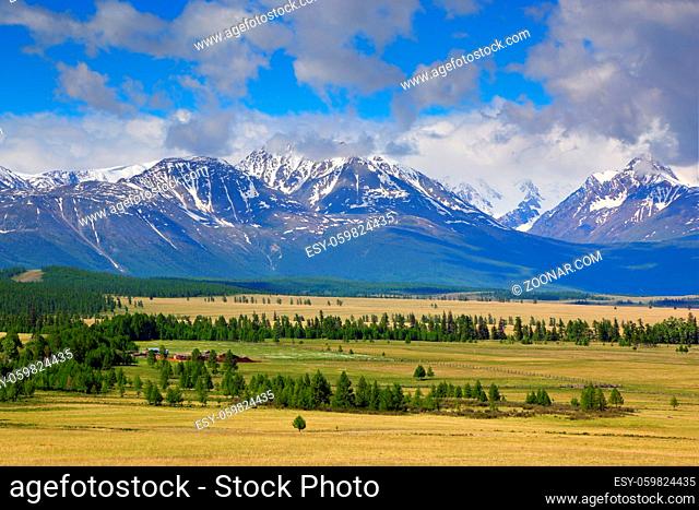 beautiful landscape in Altai mountains, Russia