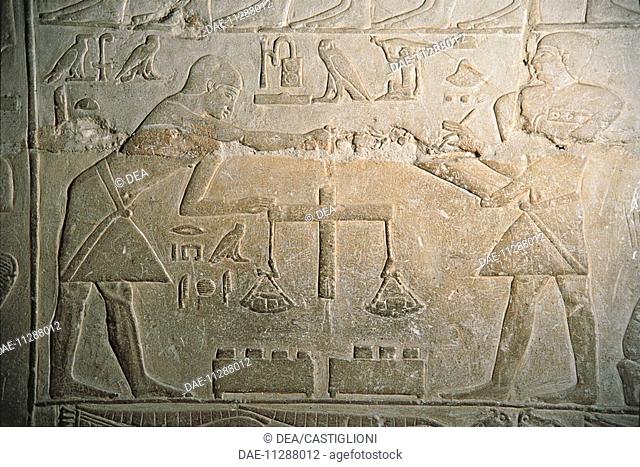 Egypt - Cairo - Ancient Memphis (UNESCO World Heritage List, 1979). Saqqara. Necropolis. Private funerary mastaba of Mereruka. 6th Dynasty, 2349 BC