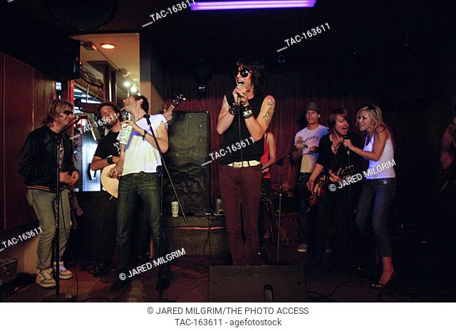 Perry Farrell's Satellite Party and Mink perform together a secret show at the Sandbar in Santa Barbara, CA