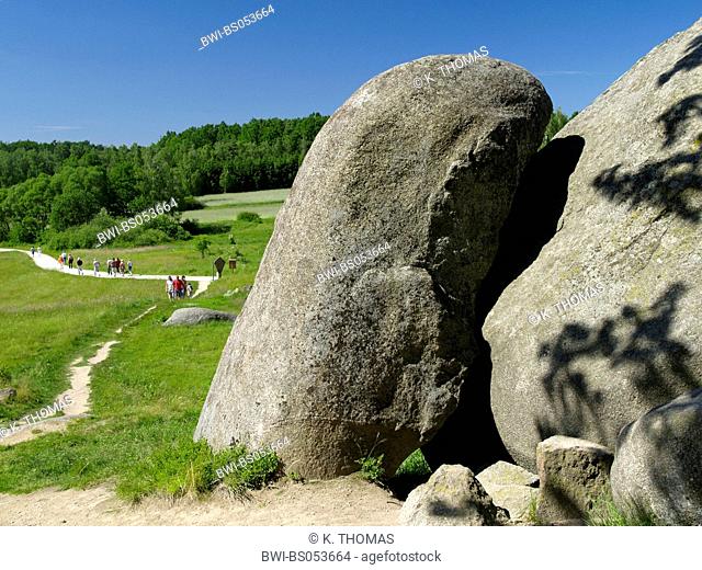 granitstone heath near Gmuend, Austria, Lower Austria, Waldviertel, Gmuend