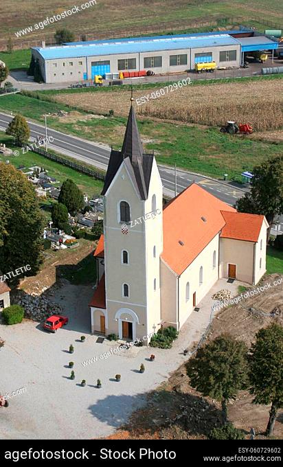 Church of the Saint Martin in Breznicki Hum, Croatia