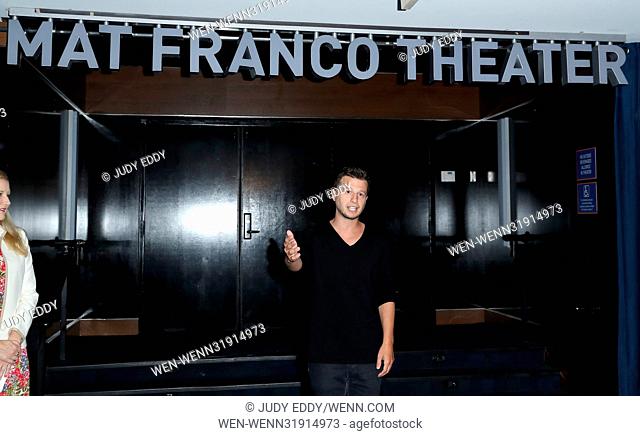 Magician Mat Franco Unveils Namesake Theater Marquee at The LINQ Hotel & Casino July 10 With Regional President Eileen Moore and Clark County Commissioner...